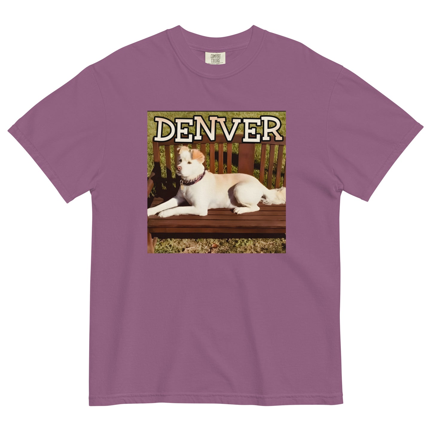 Denver Dog - (Unisex garment-dyed heavyweight t-shirt) for Jeanie