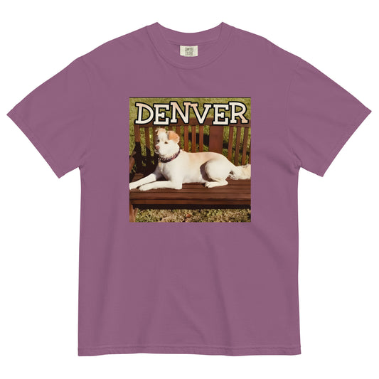 Denver Dog - (Unisex garment-dyed heavyweight t-shirt) for Jeanie