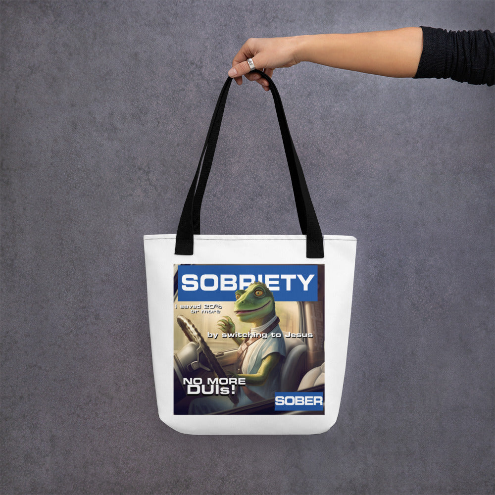 Sober: No More DUIs Tote bag