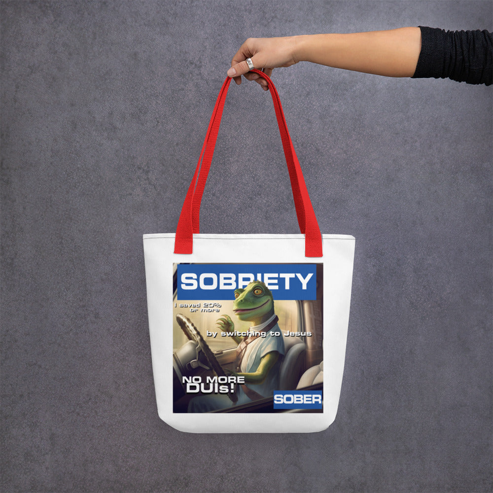Sober: No More DUIs Tote bag