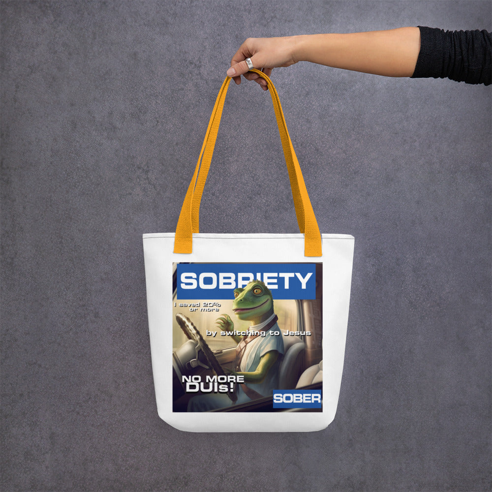 Sober: No More DUIs Tote bag
