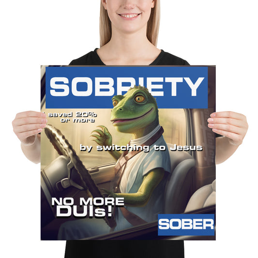 Switch to Jesus and Save! - Poster