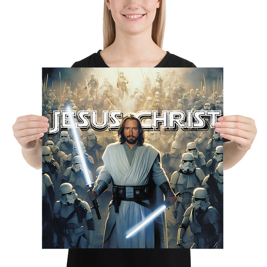 "Jesus Christ: The Jedi Master" - Poster