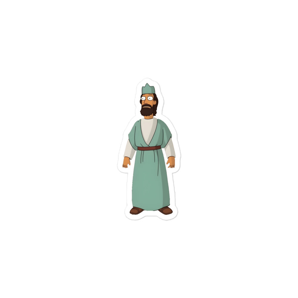 Futurama Jesus 3 Bubble-free stickers