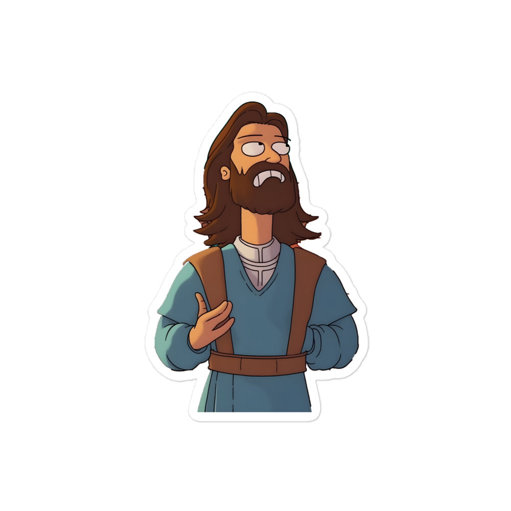 Futurama Jesus 2 Bubble-free stickers