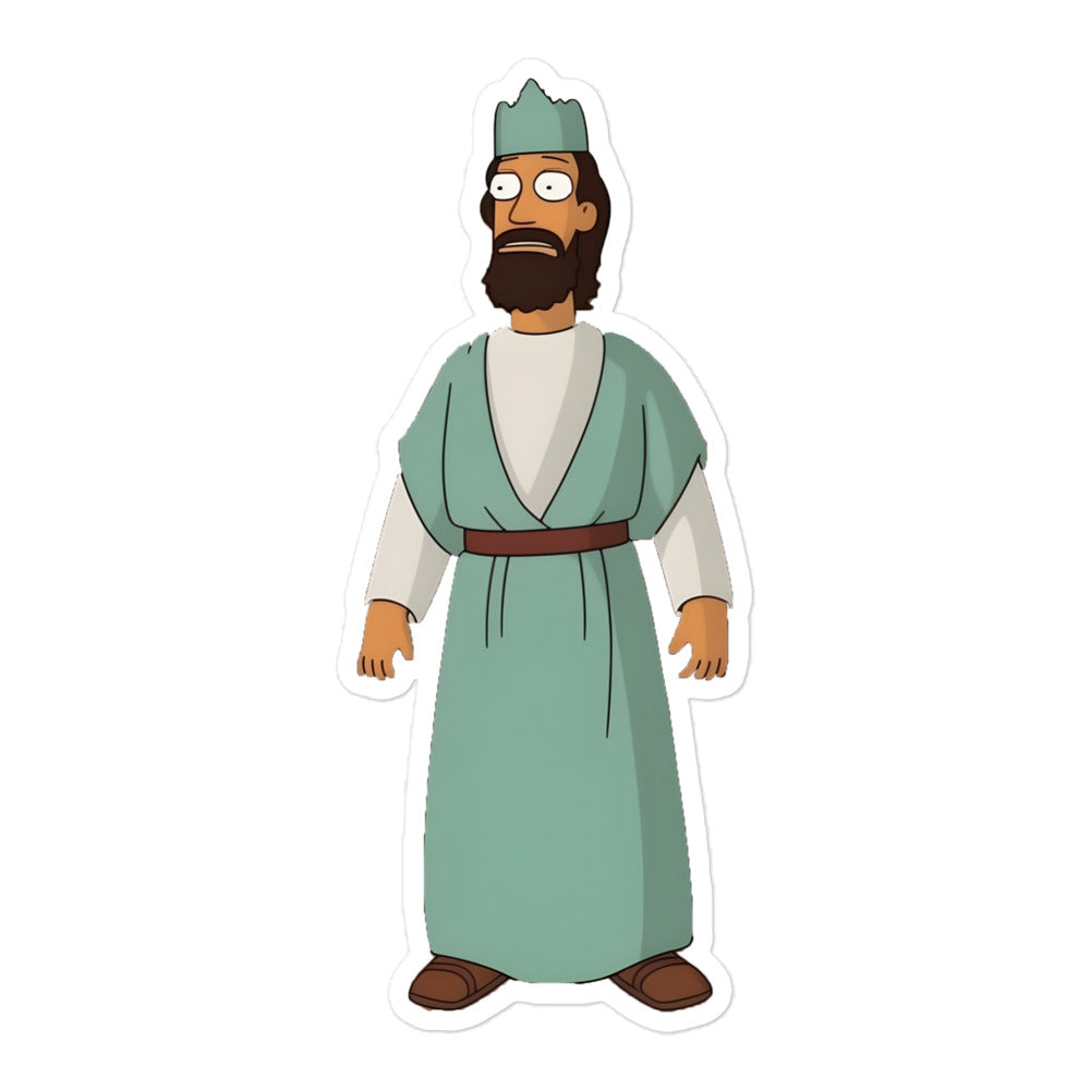 Futurama Jesus 3 Bubble-free stickers
