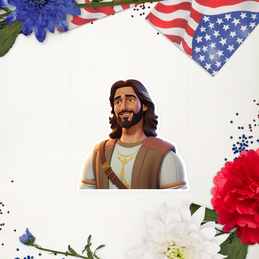 Jesus Fortnite Character 3 - Bubble-free stickers