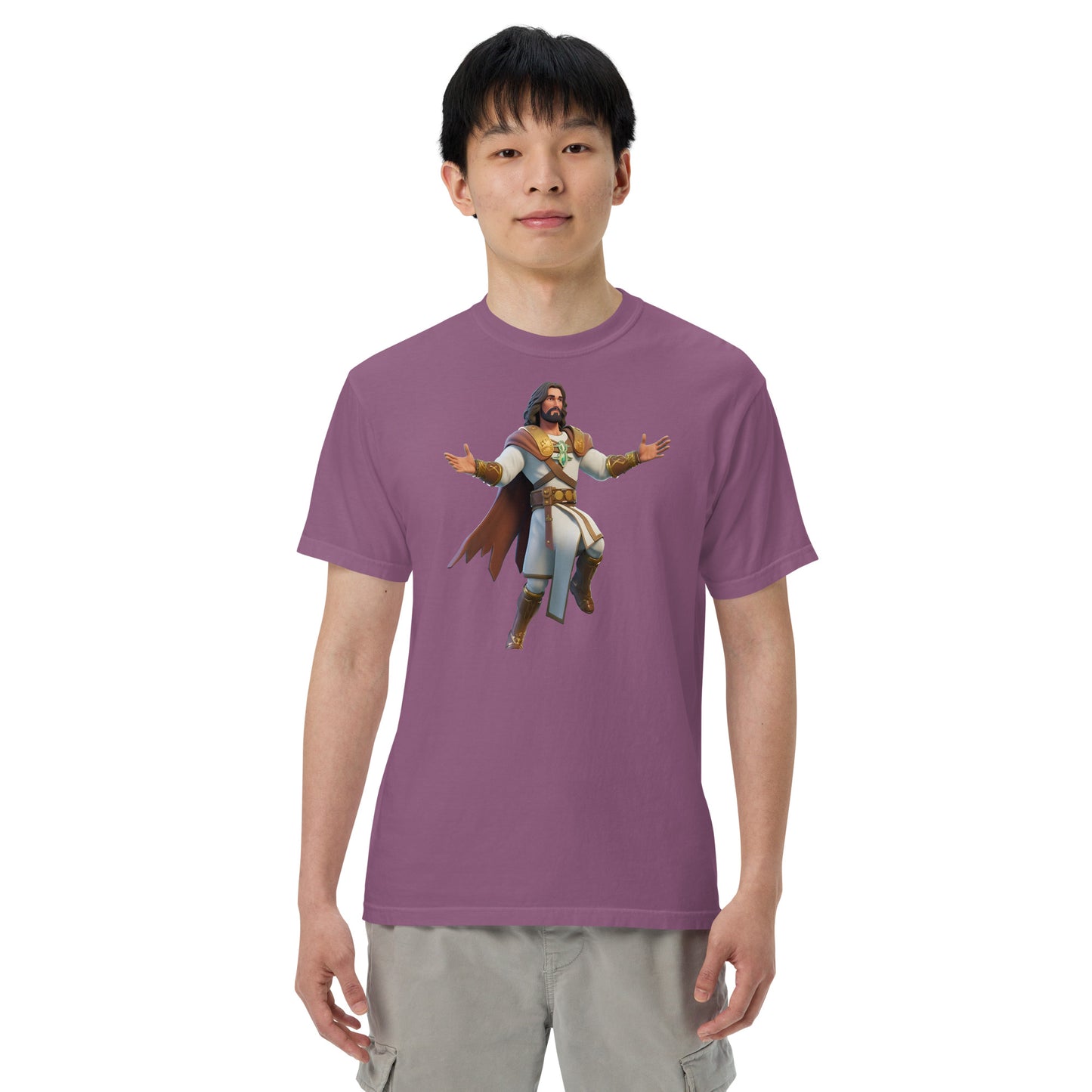 Jesus: The Ultimate Victory Royale - Men’s garment-dyed heavyweight t-shirt