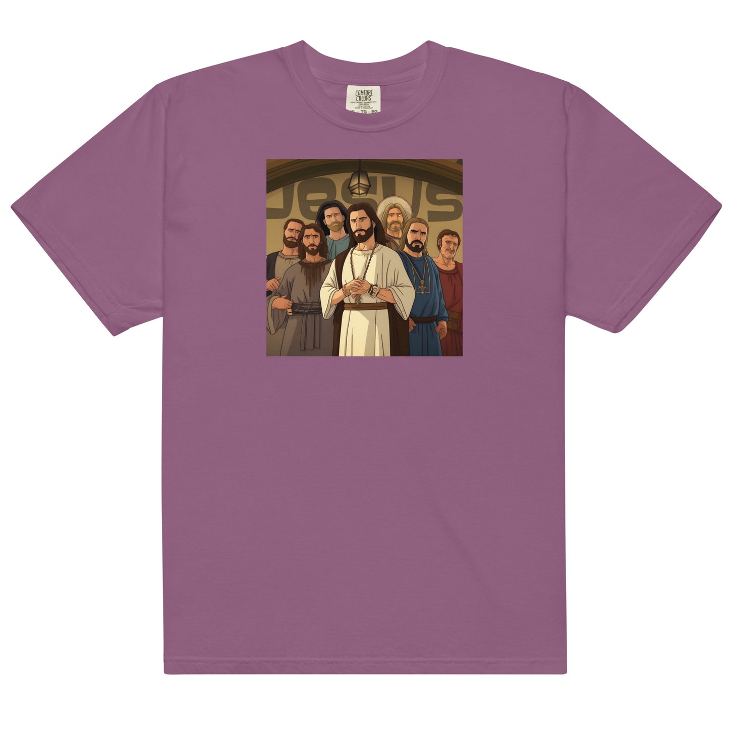 Archer Jesus Men’s garment-dyed heavyweight t-shirt