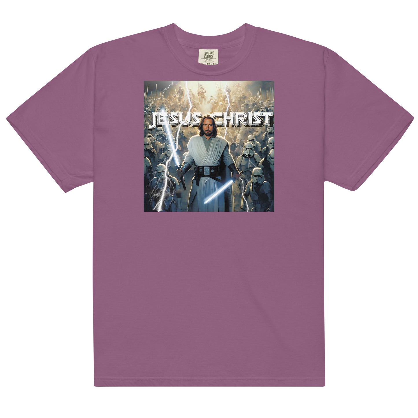 "Jesus Christ: The Jedi Master" - Men’s garment-dyed heavyweight t-shirt