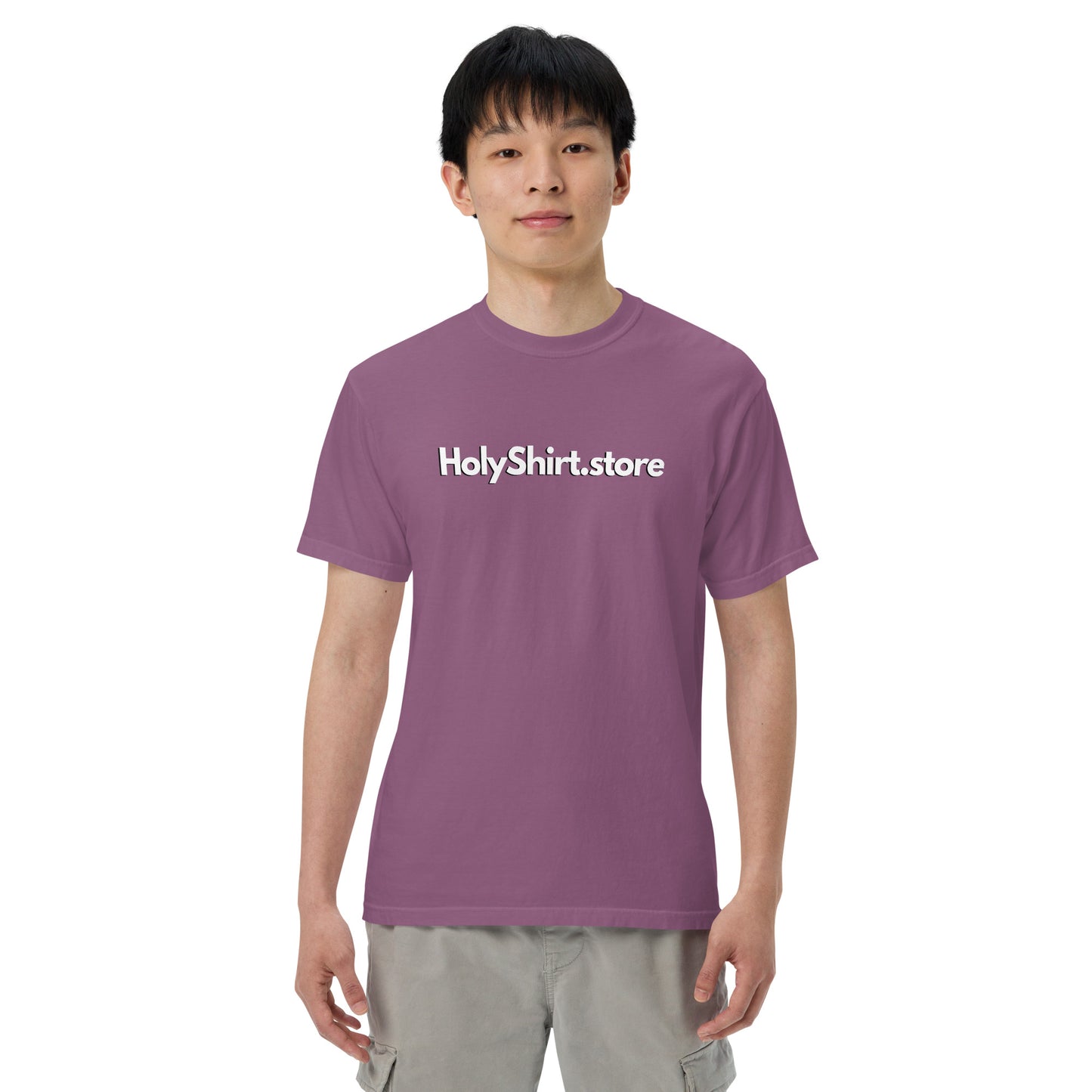 HolyShirt.store 3D Logo Men’s garment-dyed heavyweight t-shirt
