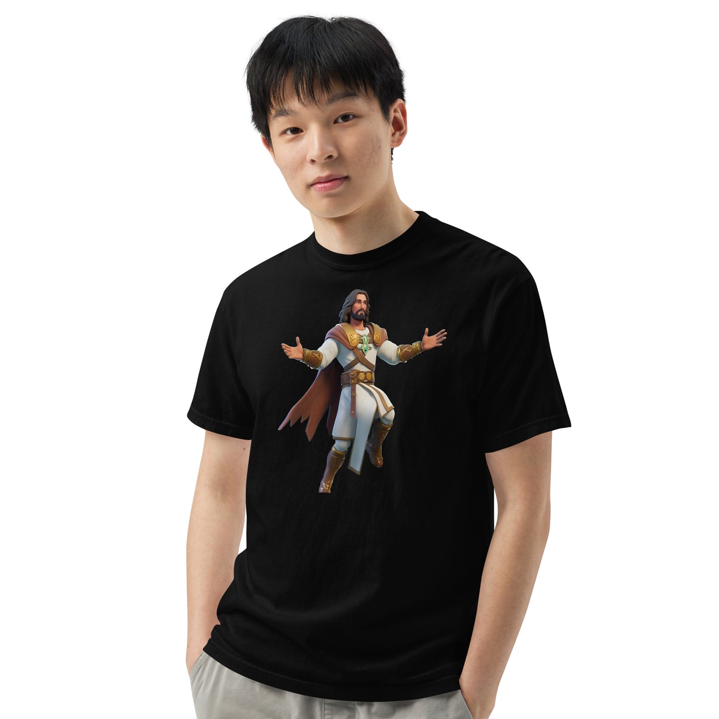 Jesus: The Ultimate Victory Royale - Men’s garment-dyed heavyweight t-shirt