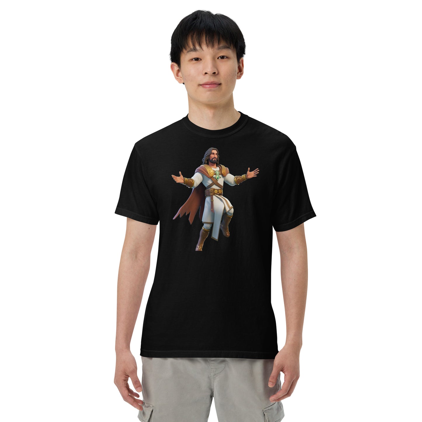 Jesus: The Ultimate Victory Royale - Men’s garment-dyed heavyweight t-shirt