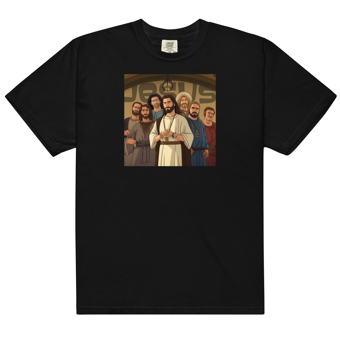 Archer Jesus Men’s garment-dyed heavyweight t-shirt