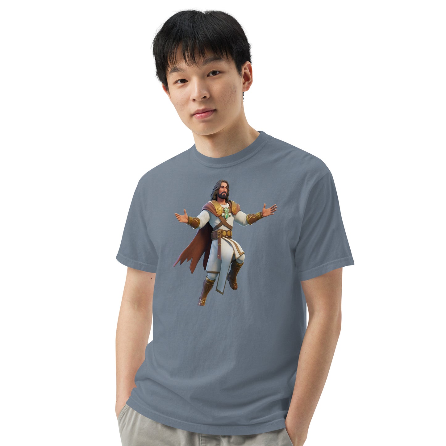 Jesus: The Ultimate Victory Royale - Men’s garment-dyed heavyweight t-shirt