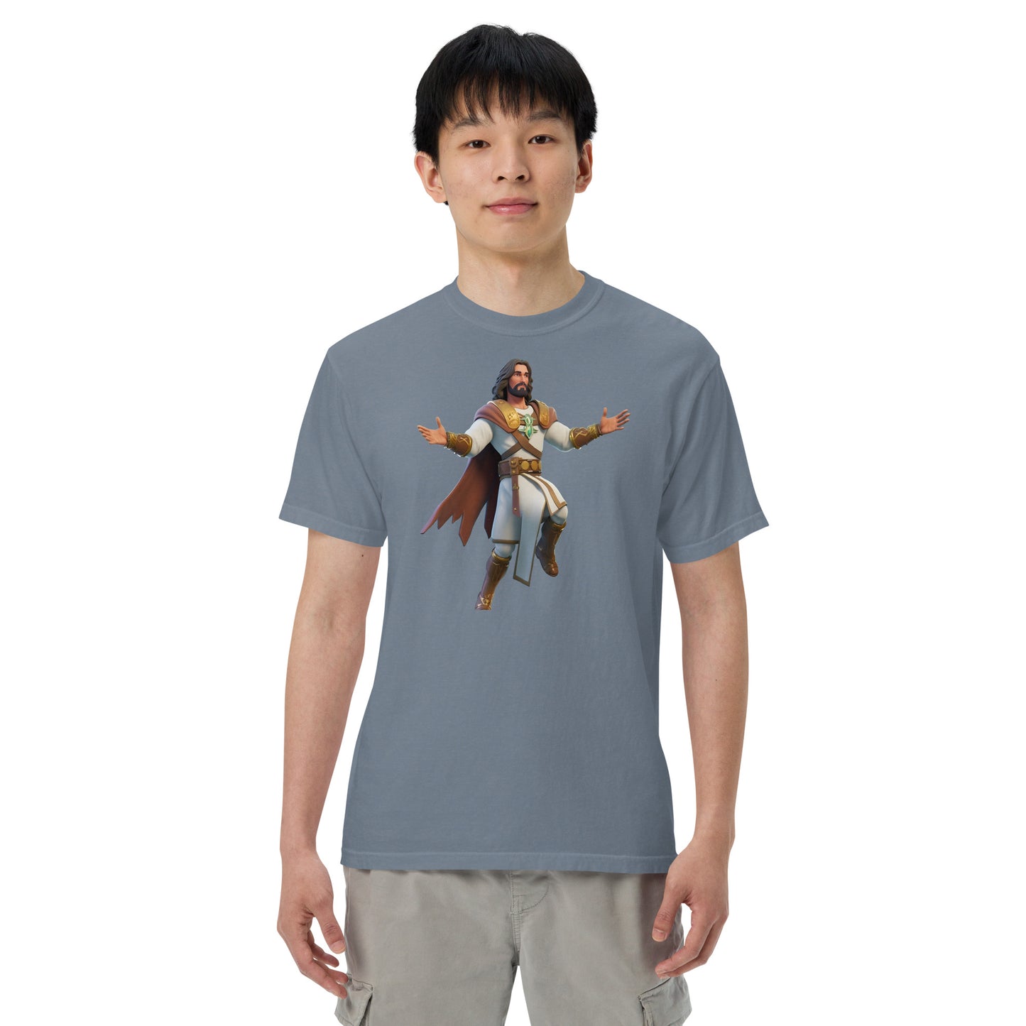 Jesus: The Ultimate Victory Royale - Men’s garment-dyed heavyweight t-shirt