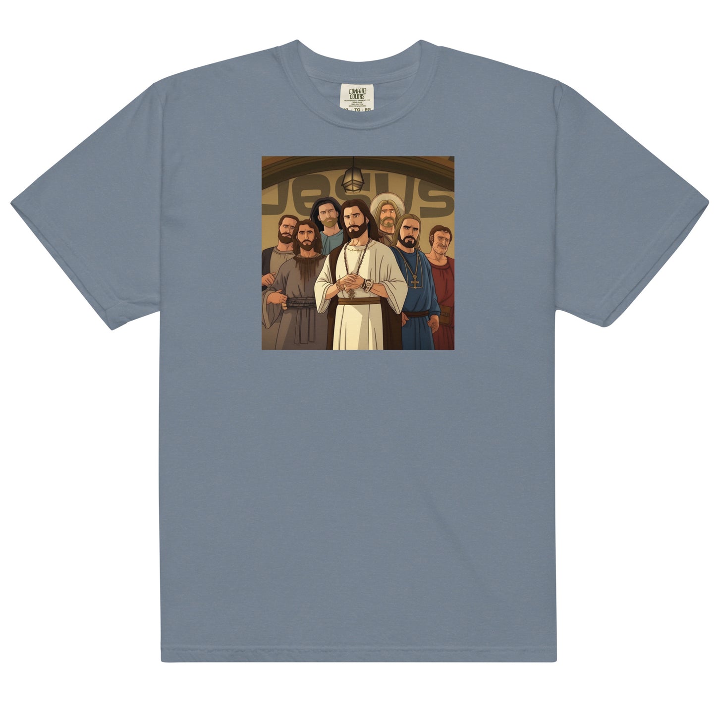 Archer Jesus Men’s garment-dyed heavyweight t-shirt