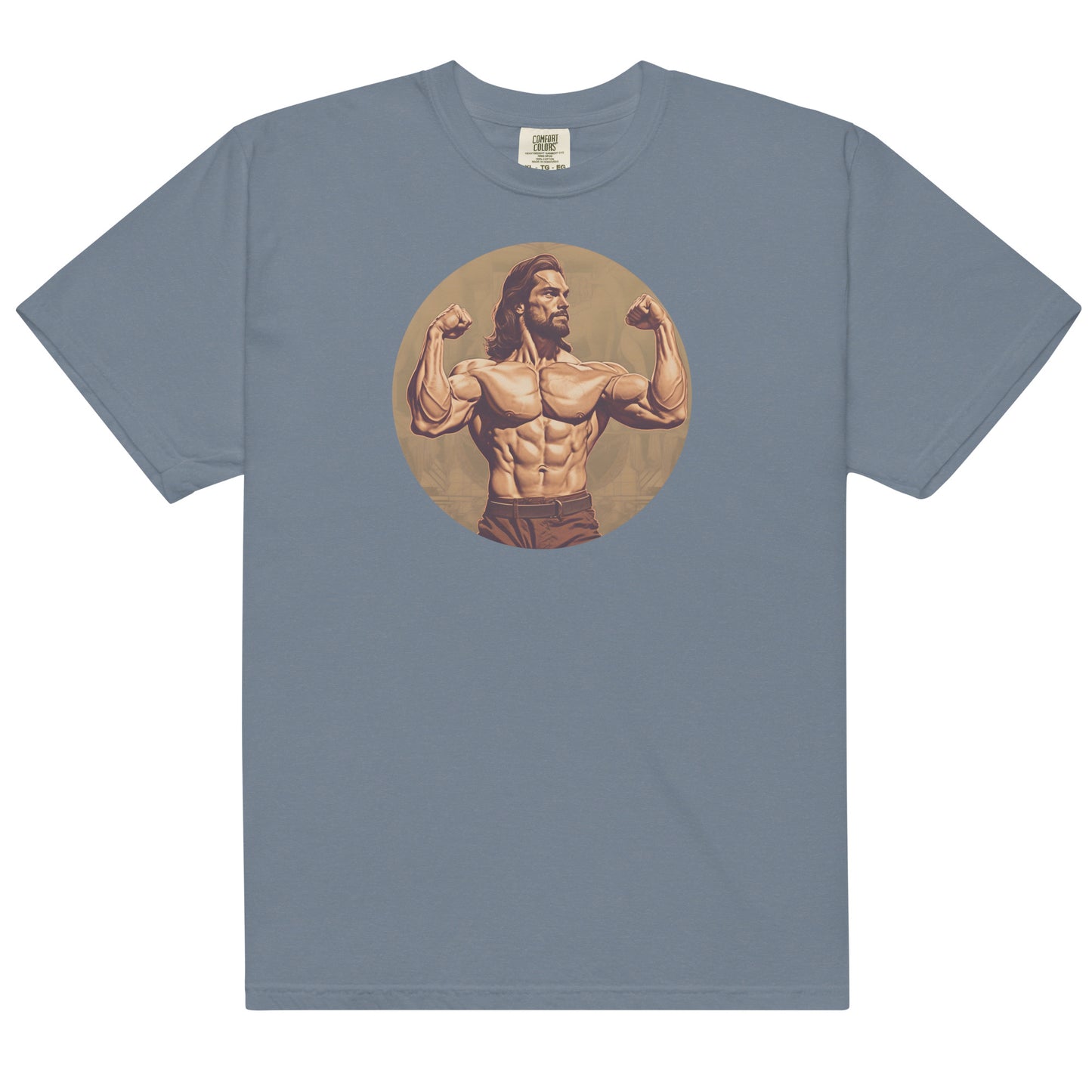 Strong Jesus Men’s garment-dyed heavyweight t-shirt