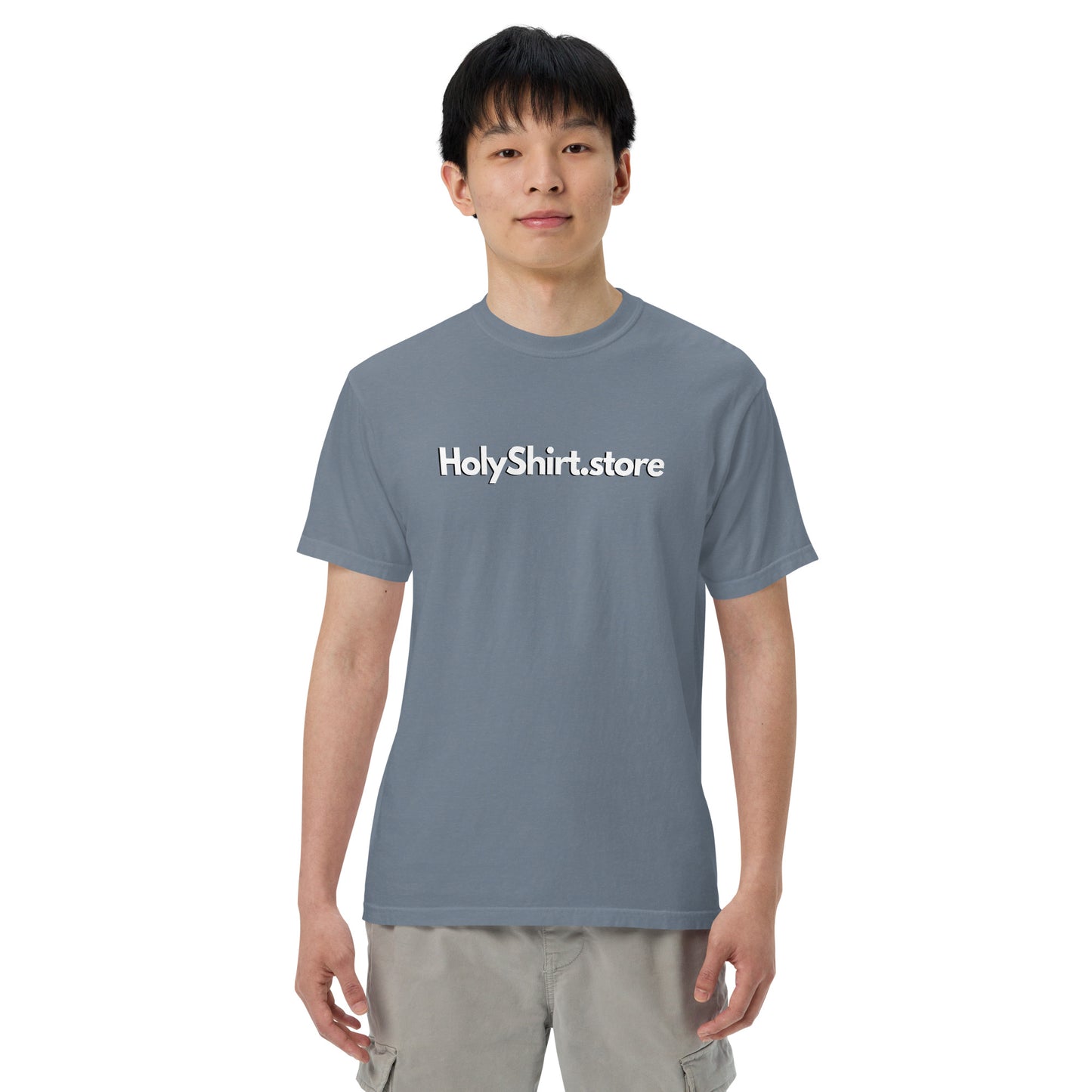 HolyShirt.store 3D Logo Men’s garment-dyed heavyweight t-shirt