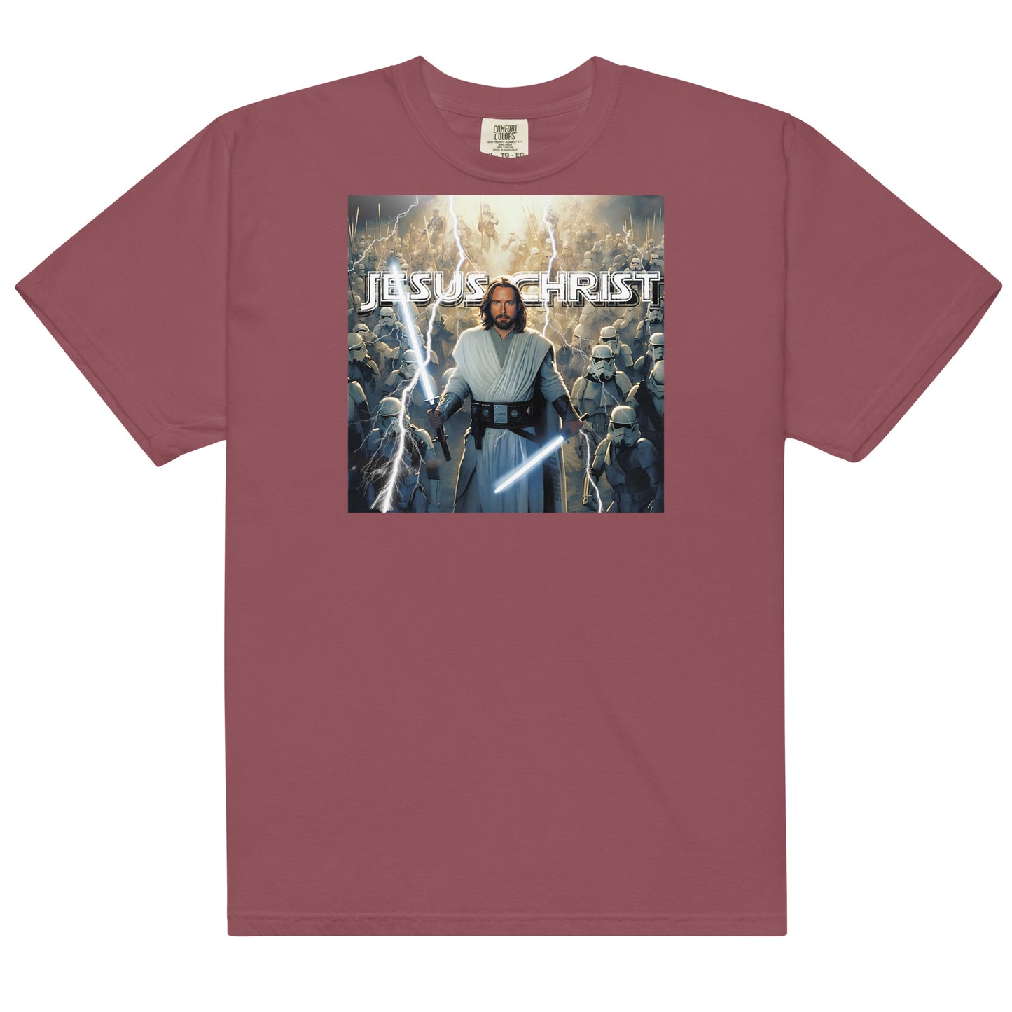 "Jesus Christ: The Jedi Master" - Men’s garment-dyed heavyweight t-shirt
