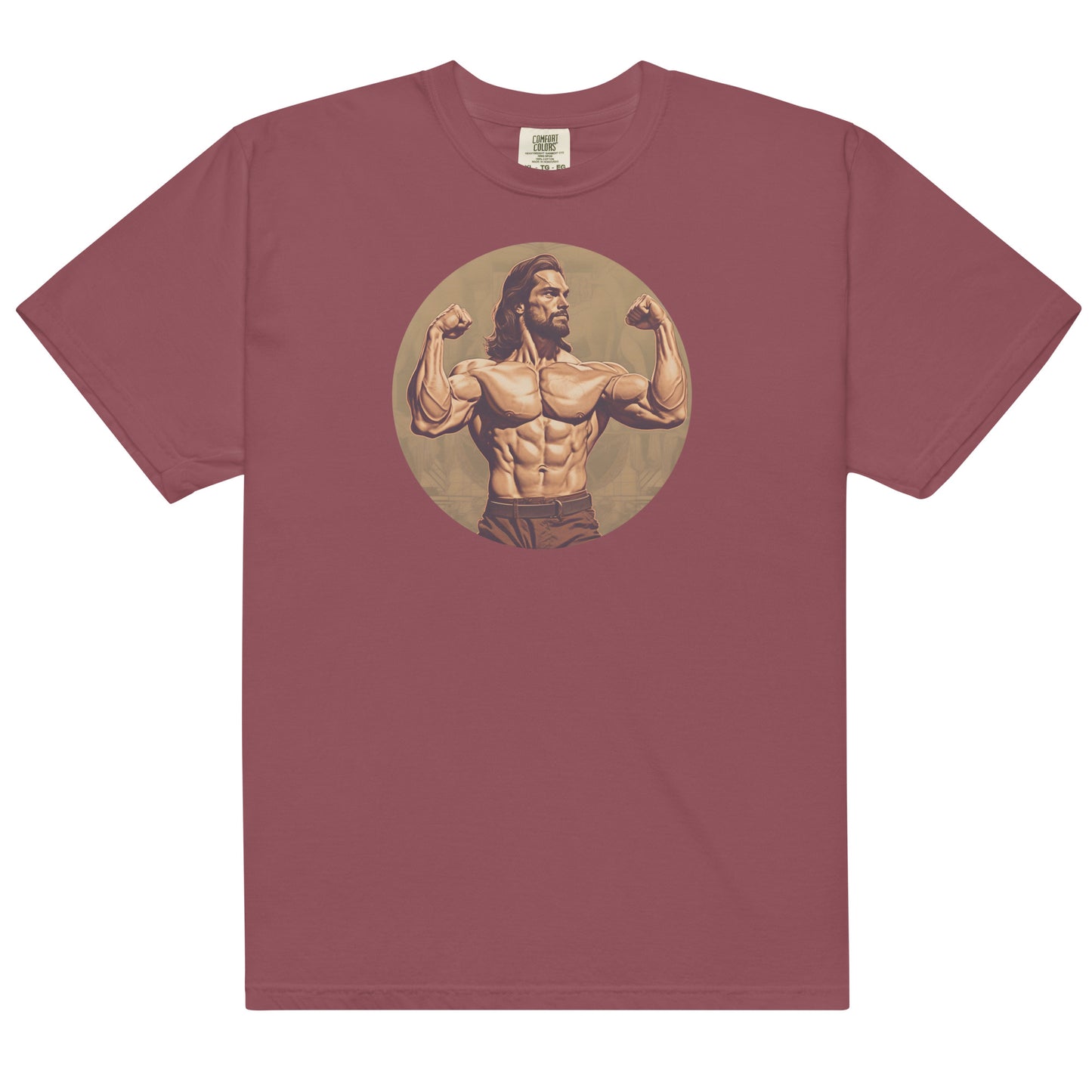 Strong Jesus Men’s garment-dyed heavyweight t-shirt
