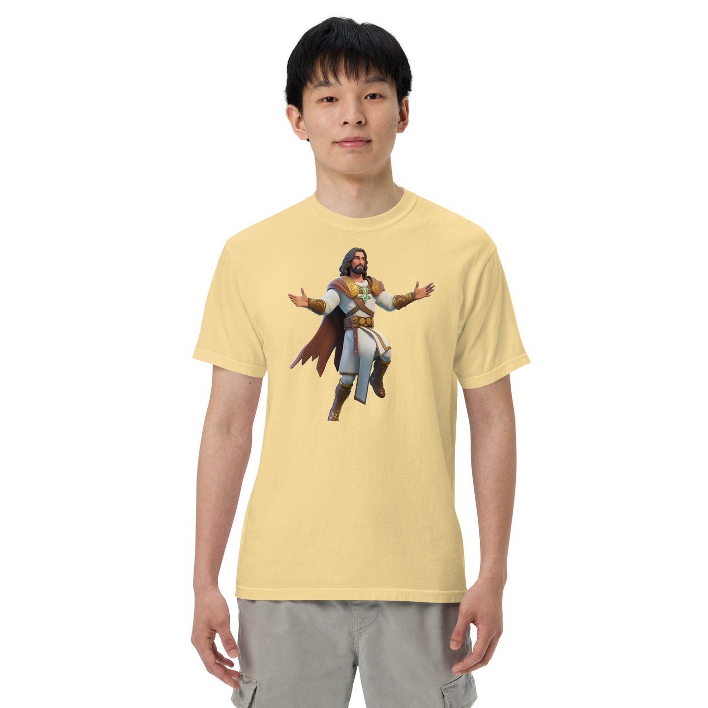 Jesus: The Ultimate Victory Royale - Men’s garment-dyed heavyweight t-shirt