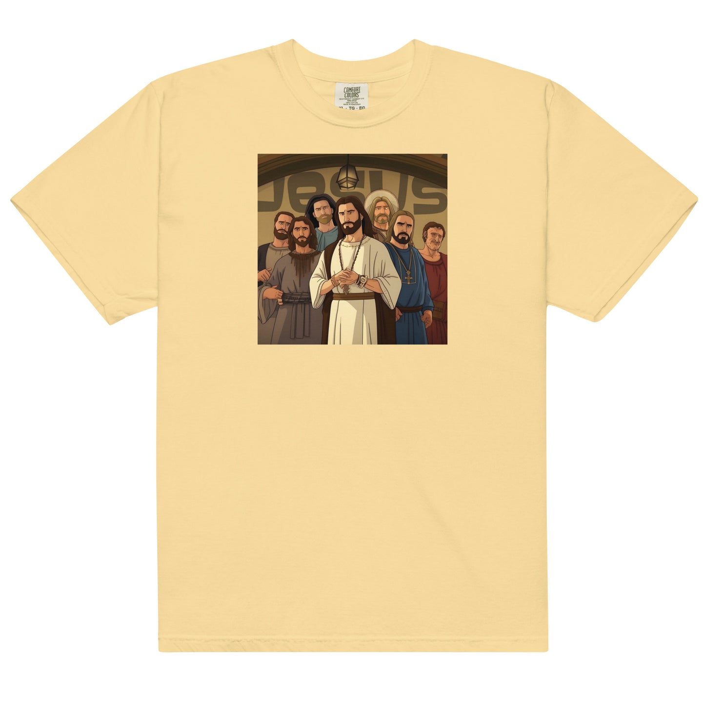 Archer Jesus Men’s garment-dyed heavyweight t-shirt