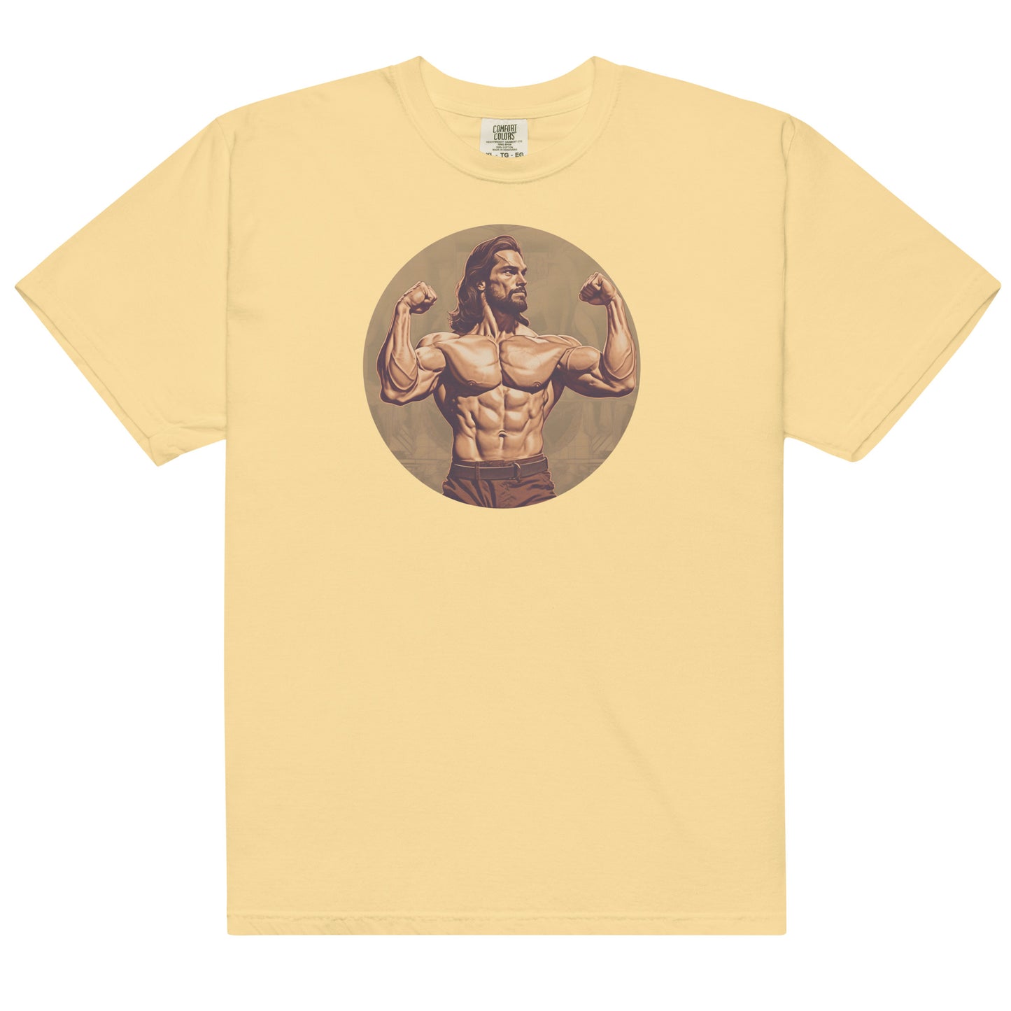 Strong Jesus Men’s garment-dyed heavyweight t-shirt