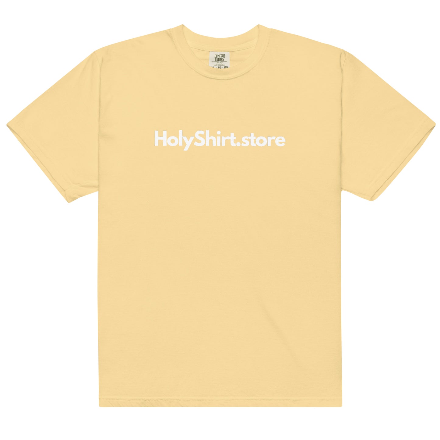 HolyShirt.store Logo Branding Men’s garment-dyed heavyweight t-shirt