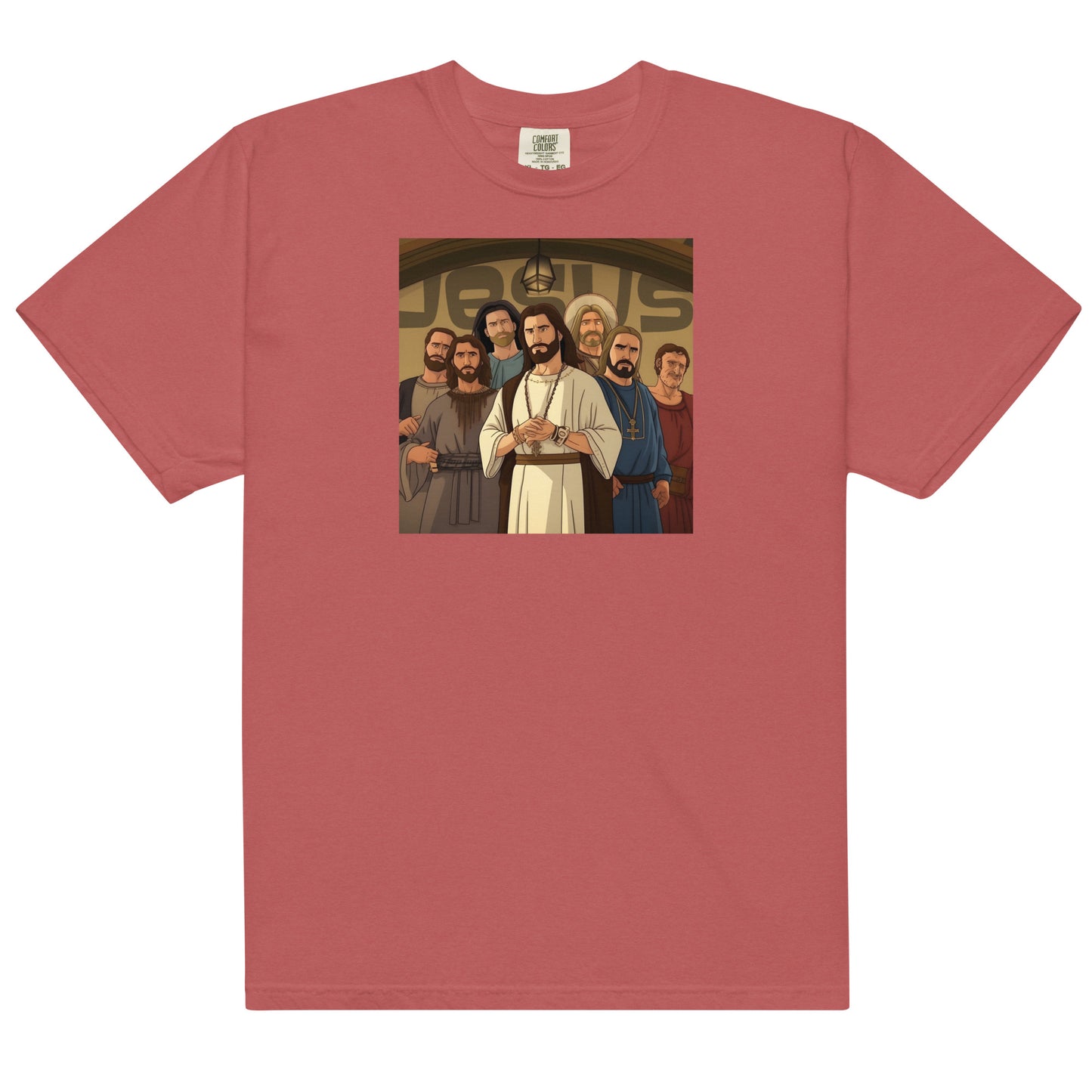 Archer Jesus Men’s garment-dyed heavyweight t-shirt