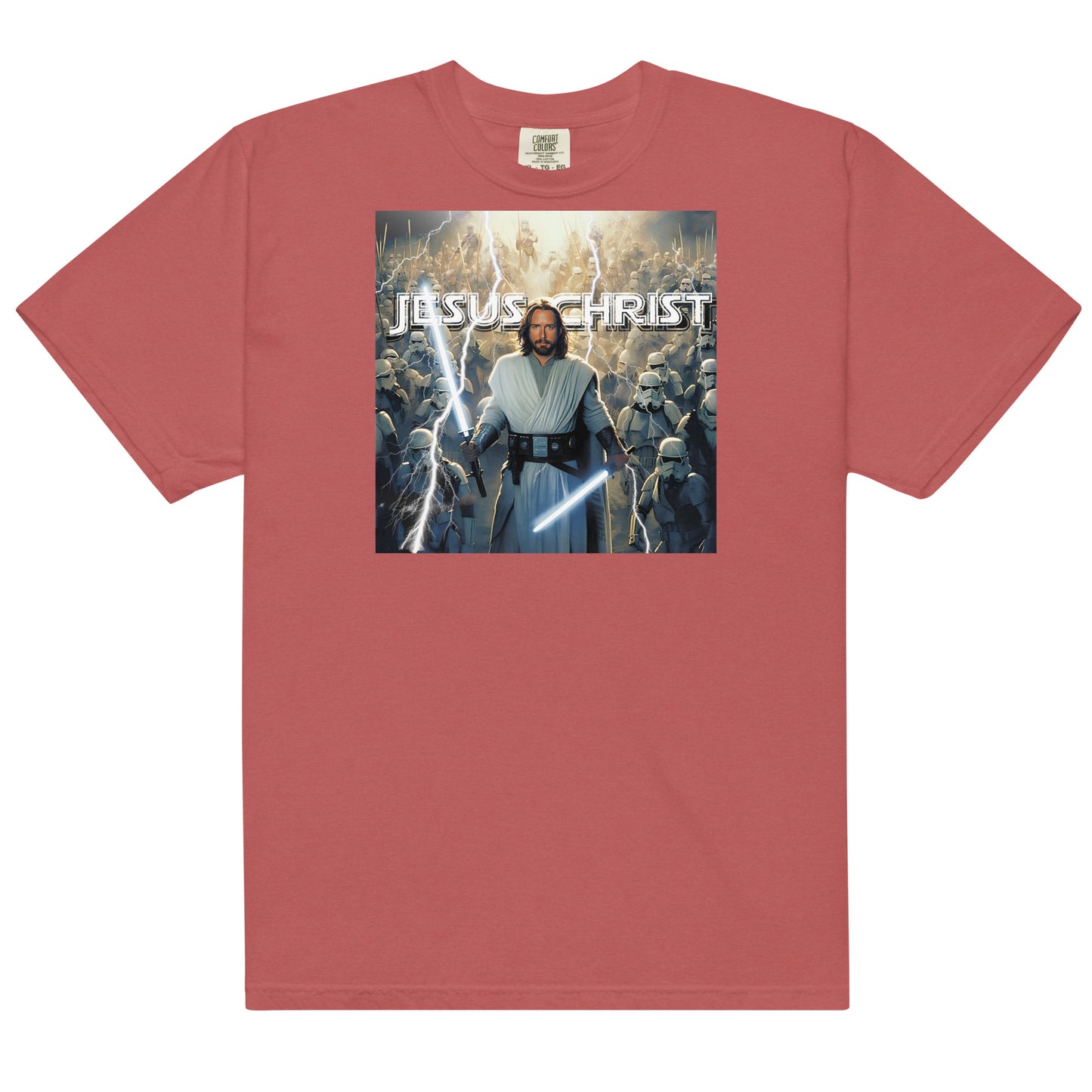 "Jesus Christ: The Jedi Master" - Men’s garment-dyed heavyweight t-shirt
