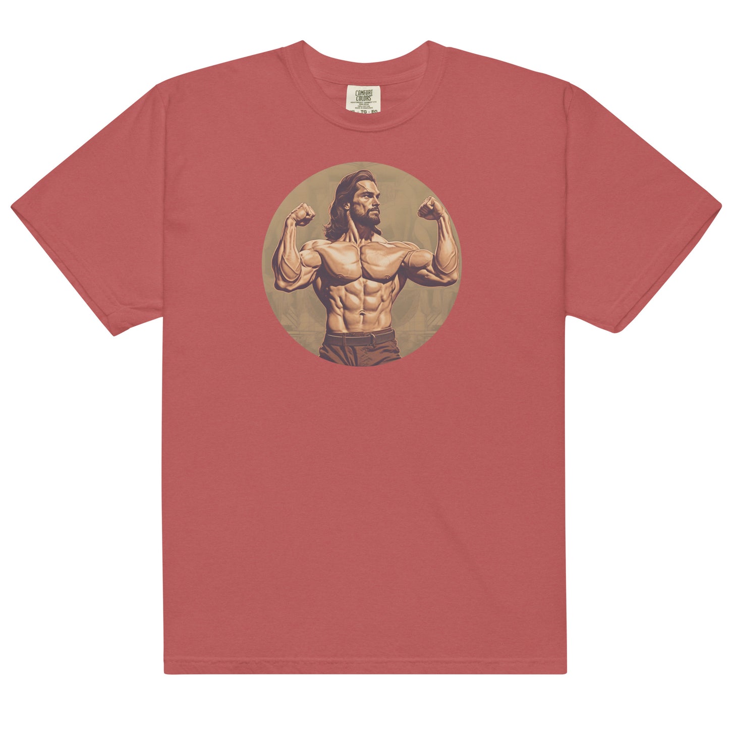 Strong Jesus Men’s garment-dyed heavyweight t-shirt