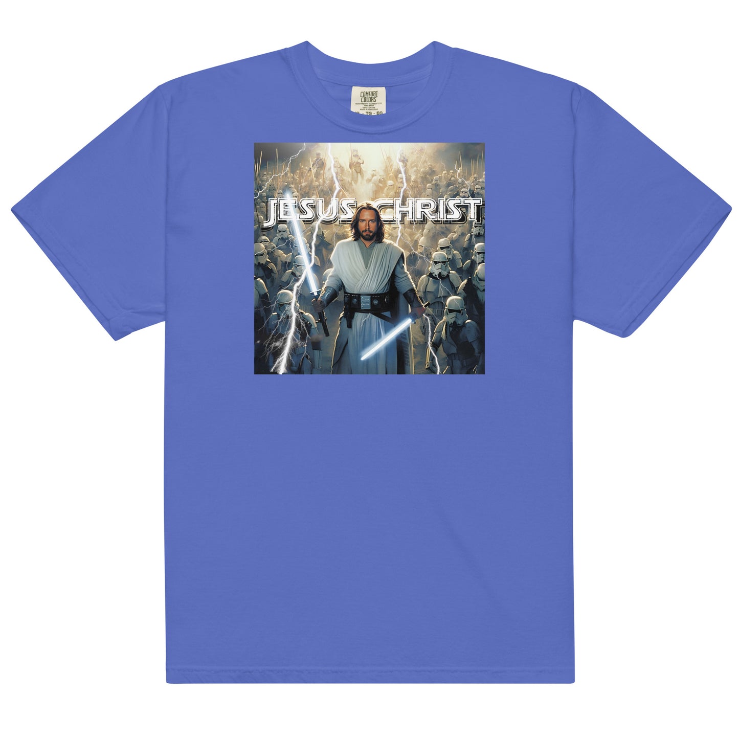 "Jesus Christ: The Jedi Master" - Men’s garment-dyed heavyweight t-shirt