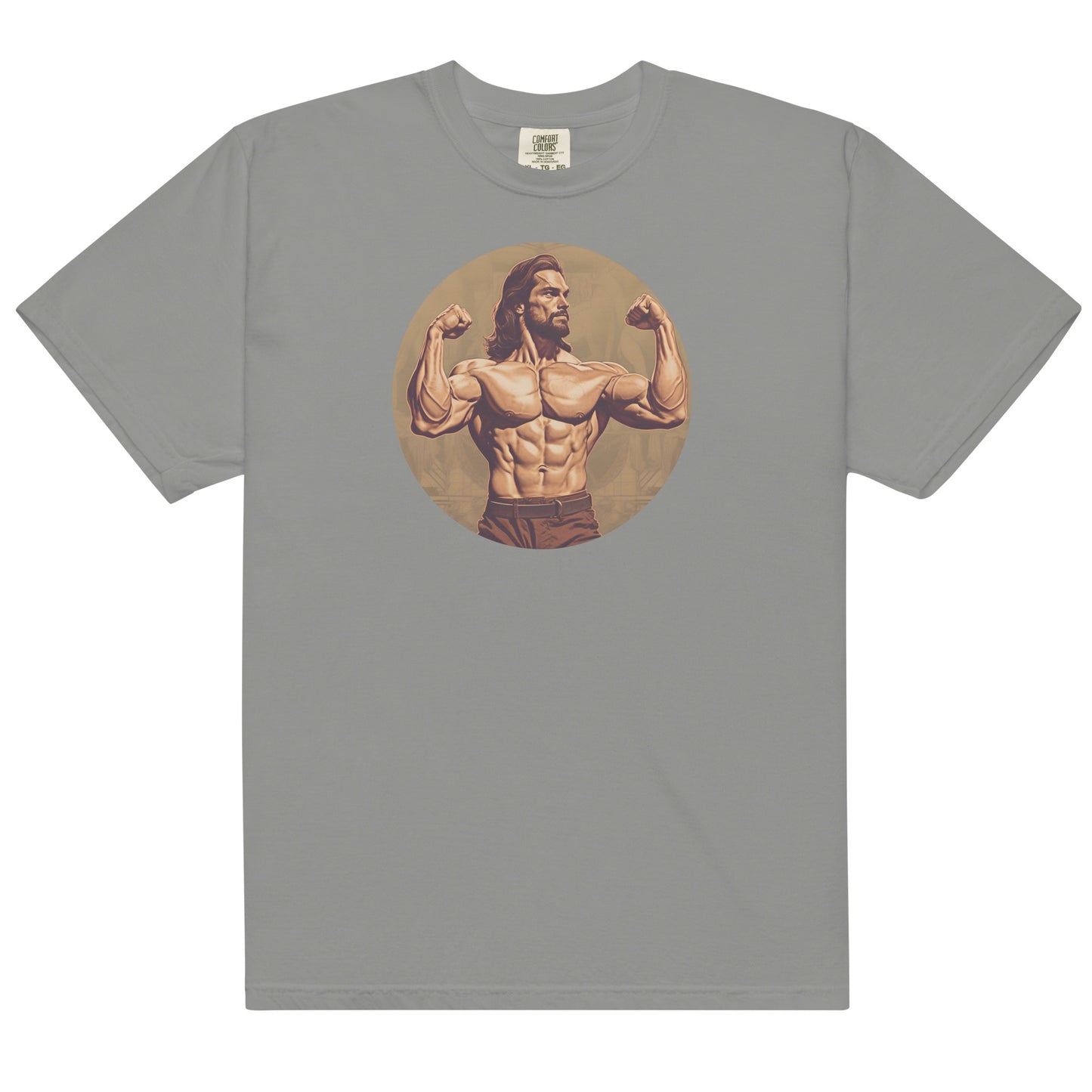 Strong Jesus Men’s garment-dyed heavyweight t-shirt