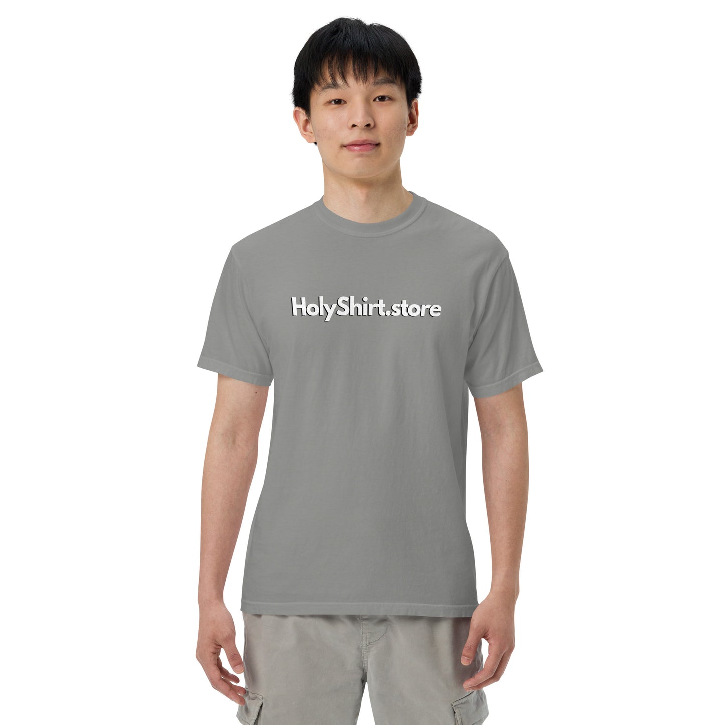 HolyShirt.store 3D Logo Men’s garment-dyed heavyweight t-shirt