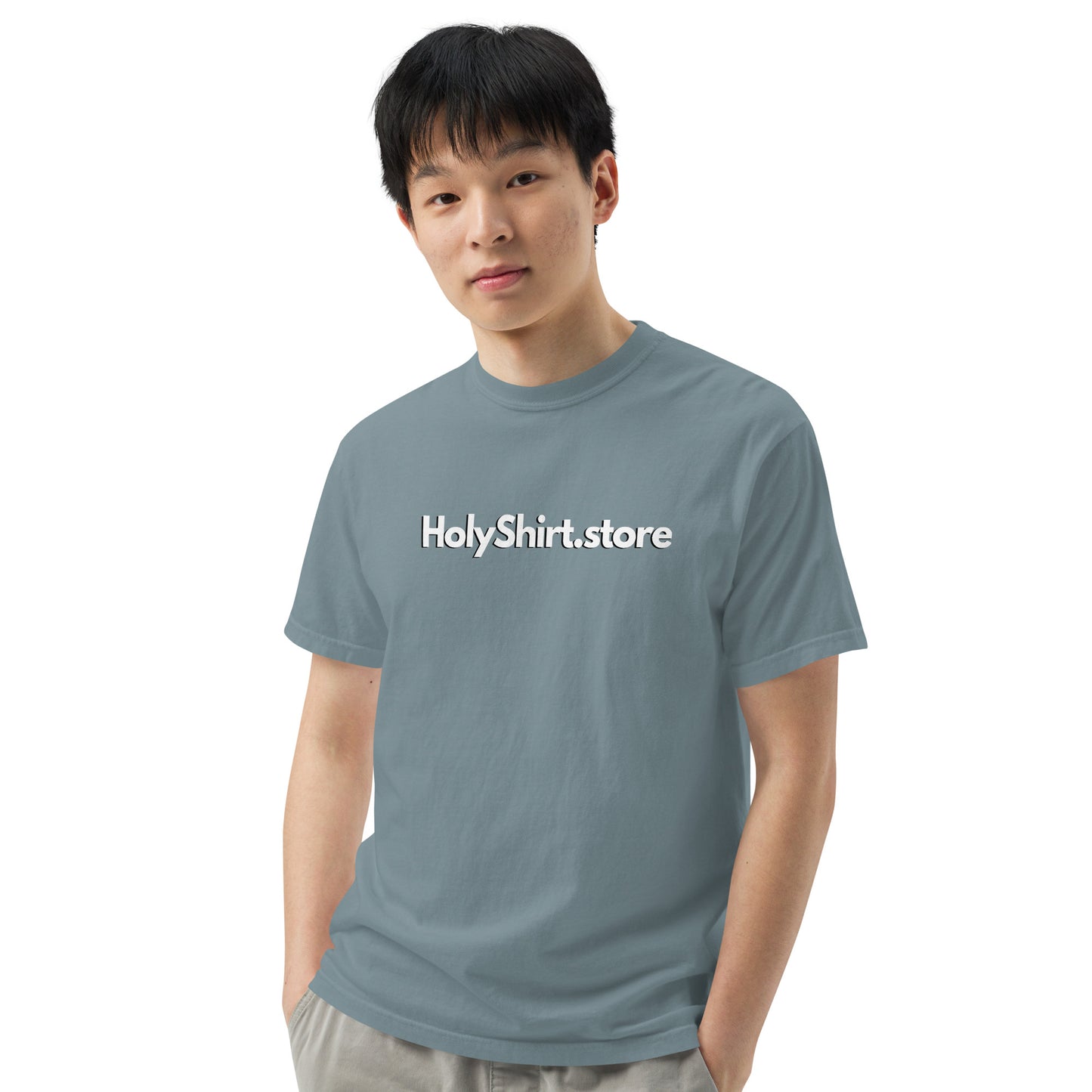 HolyShirt.store 3D Logo Men’s garment-dyed heavyweight t-shirt