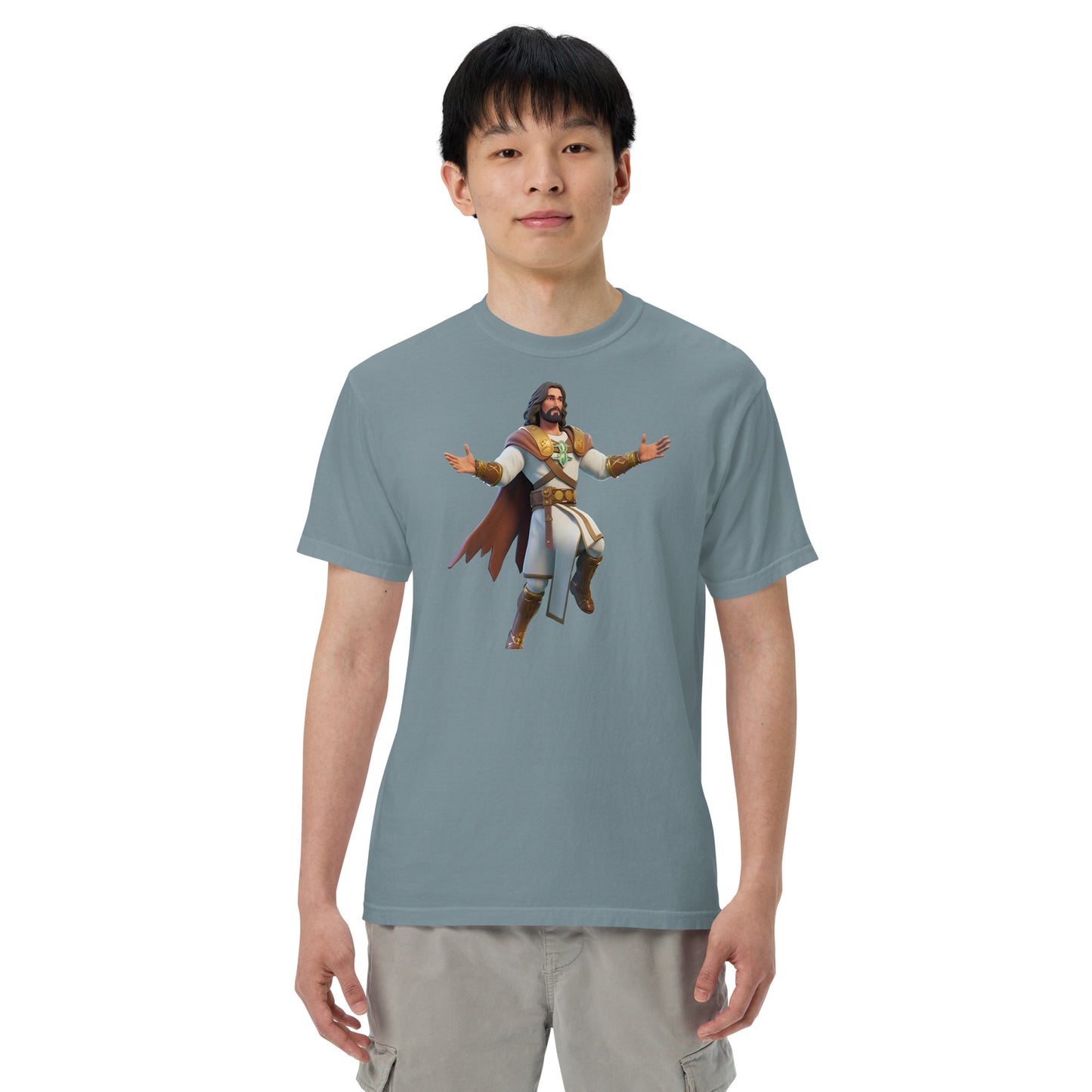Jesus: The Ultimate Victory Royale - Men’s garment-dyed heavyweight t-shirt