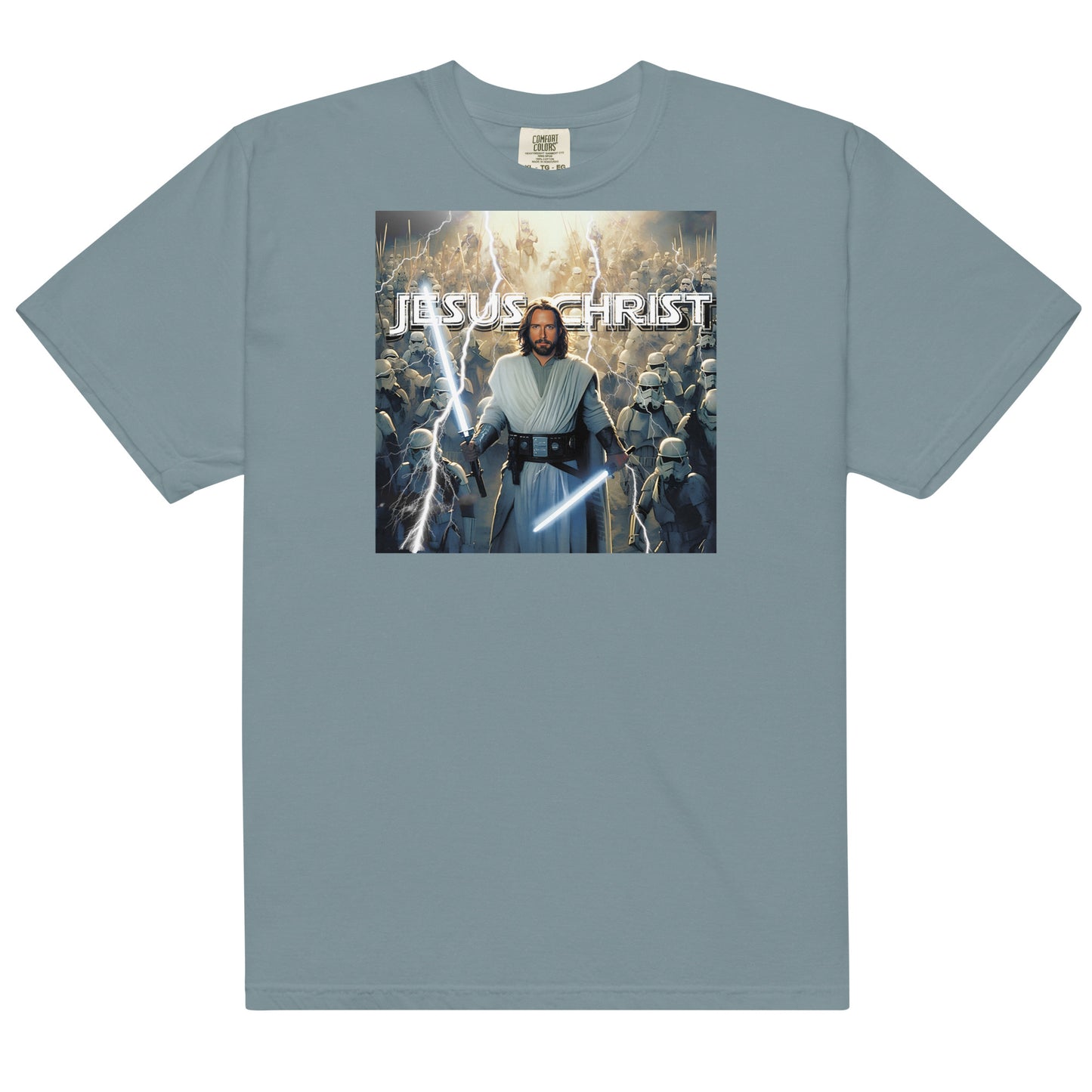"Jesus Christ: The Jedi Master" - Men’s garment-dyed heavyweight t-shirt