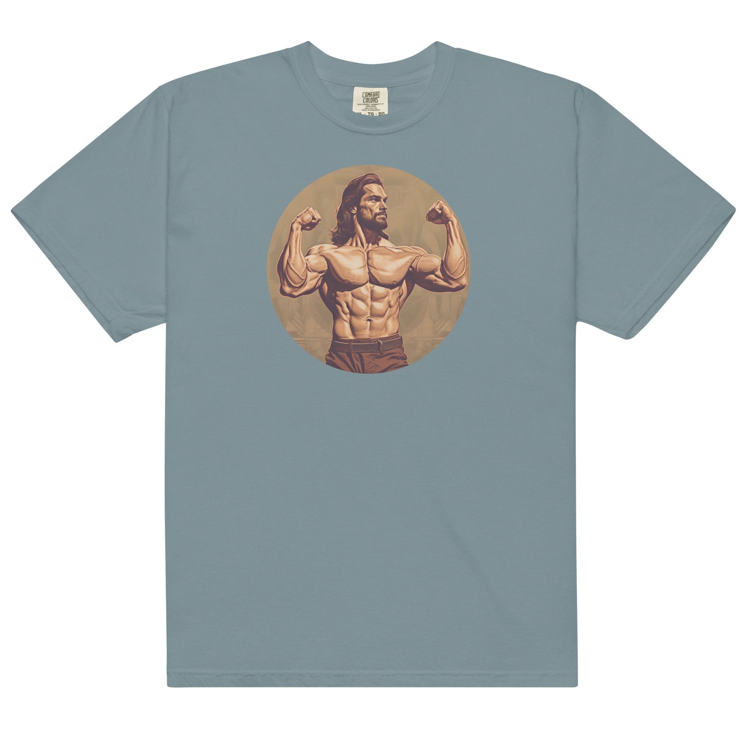 Strong Jesus Men’s garment-dyed heavyweight t-shirt