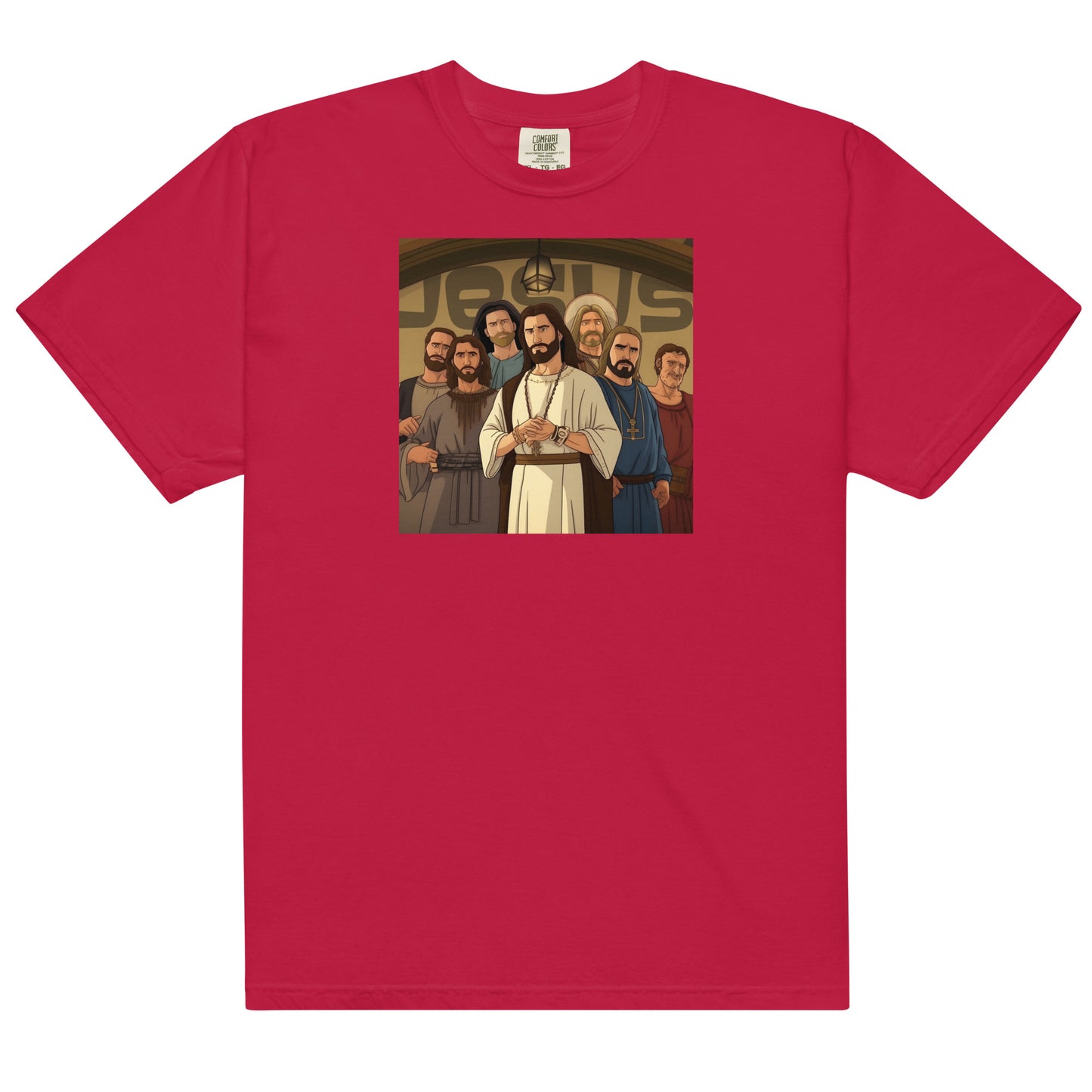 Archer Jesus Men’s garment-dyed heavyweight t-shirt