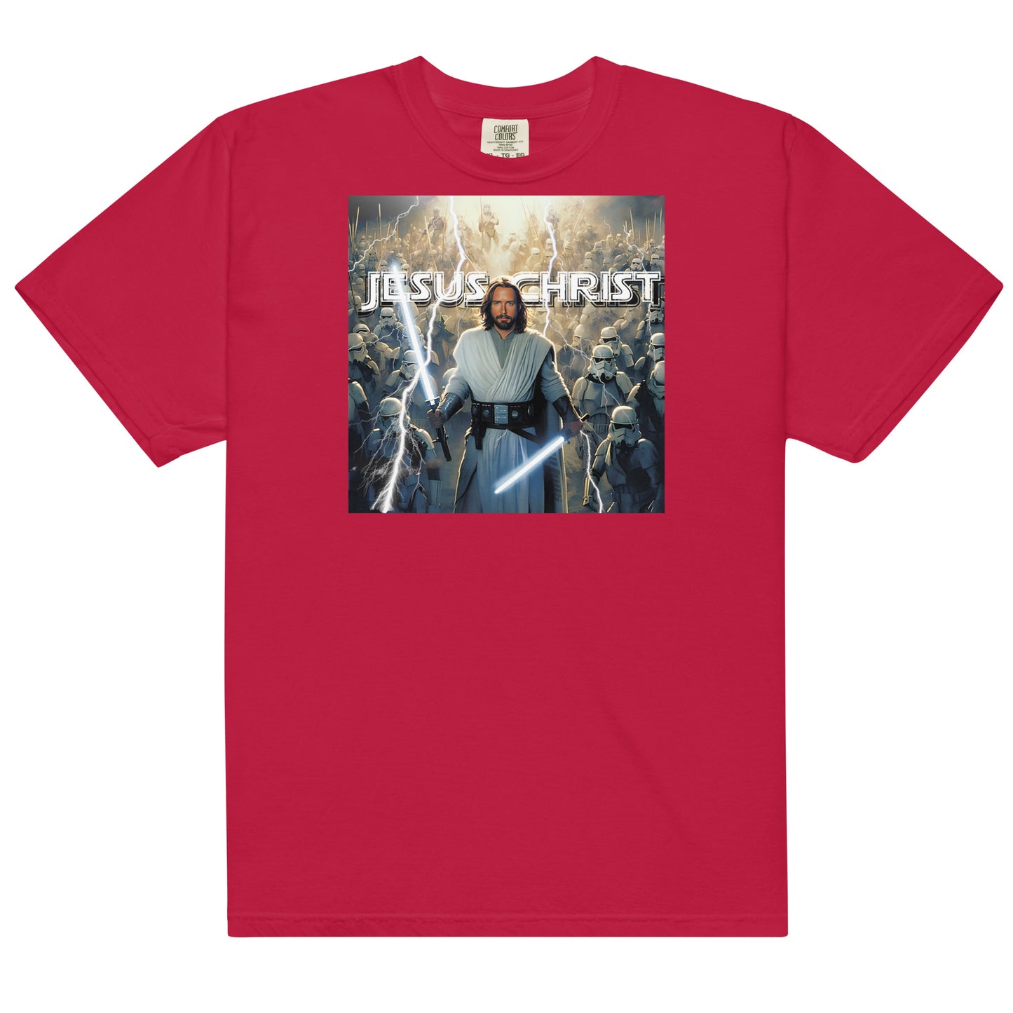 "Jesus Christ: The Jedi Master" - Men’s garment-dyed heavyweight t-shirt
