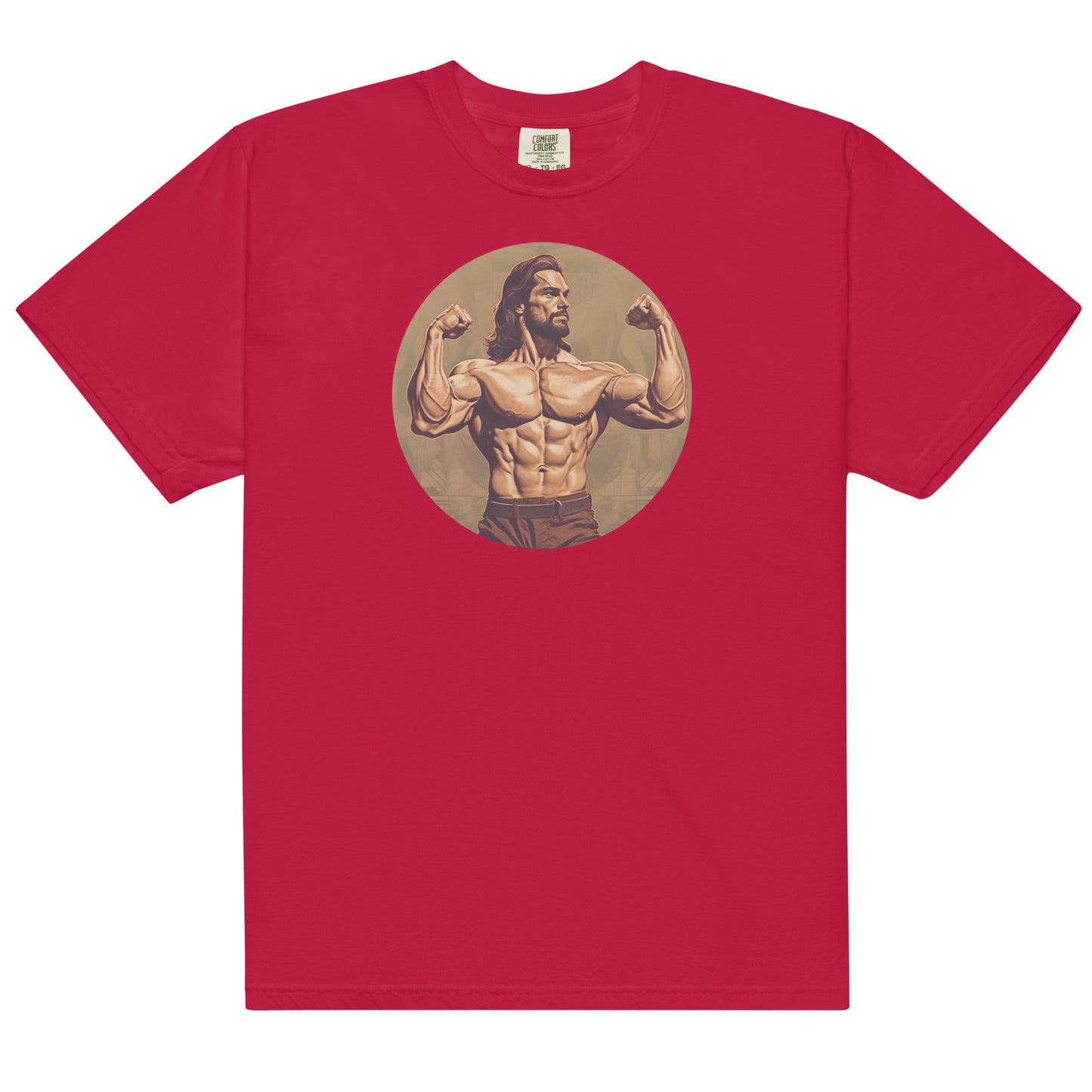 Strong Jesus Men’s garment-dyed heavyweight t-shirt