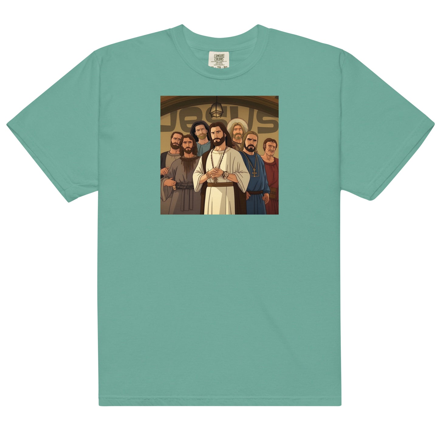 Archer Jesus Men’s garment-dyed heavyweight t-shirt