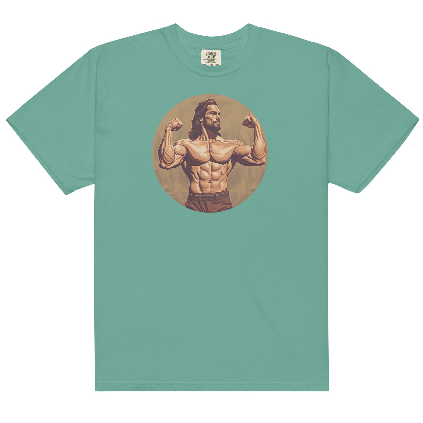 Strong Jesus Men’s garment-dyed heavyweight t-shirt