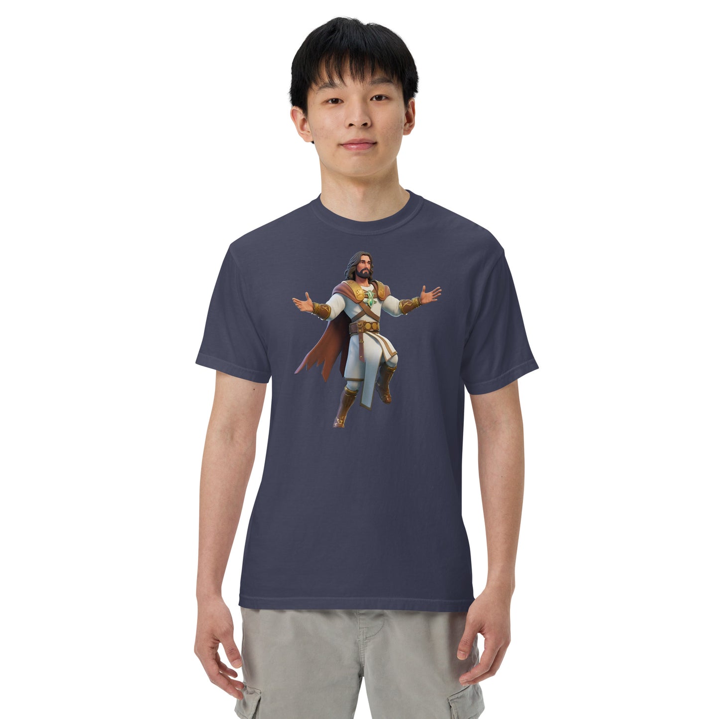 Jesus: The Ultimate Victory Royale - Men’s garment-dyed heavyweight t-shirt