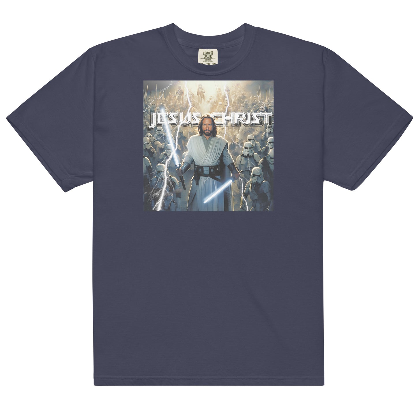 "Jesus Christ: The Jedi Master" - Men’s garment-dyed heavyweight t-shirt