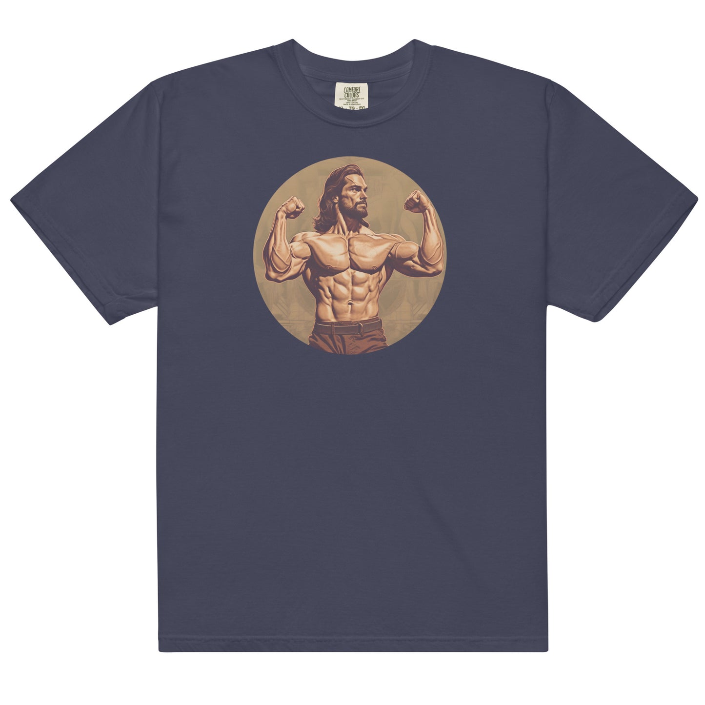 Strong Jesus Men’s garment-dyed heavyweight t-shirt
