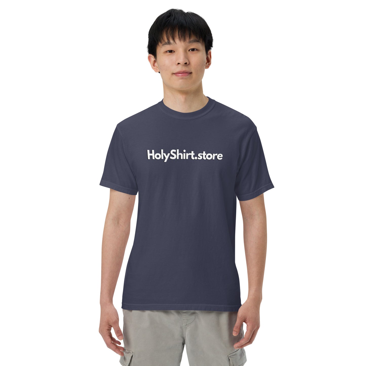 HolyShirt.store 3D Logo Men’s garment-dyed heavyweight t-shirt