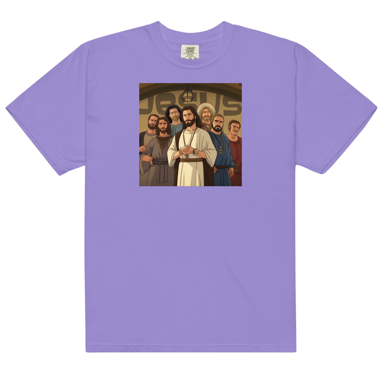 Archer Jesus Men’s garment-dyed heavyweight t-shirt