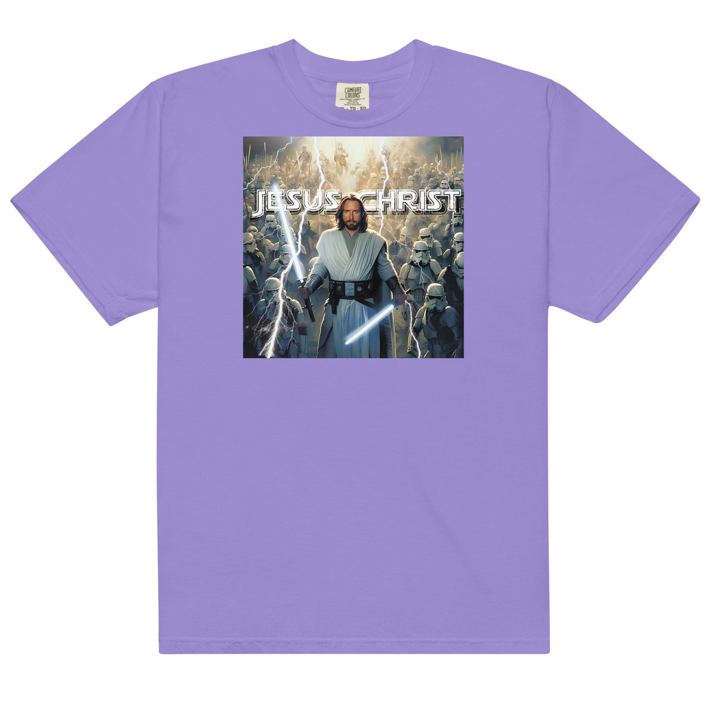 "Jesus Christ: The Jedi Master" - Men’s garment-dyed heavyweight t-shirt